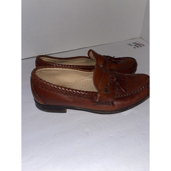 Allen Edmonds Maxfield Mens Woven Tassel Loafers 47716 Leather USA main image 9